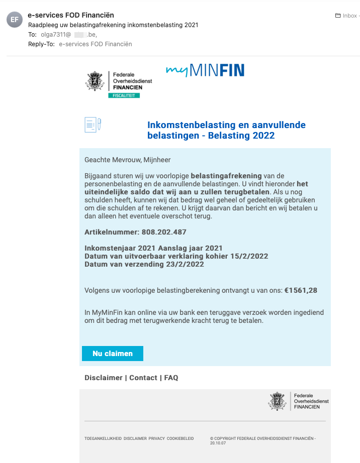 Phishing fraude herkenning in 3 stappen